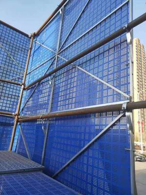 镀锌安全立网、喷塑安全爬架网及钢立网的使用与存放规范