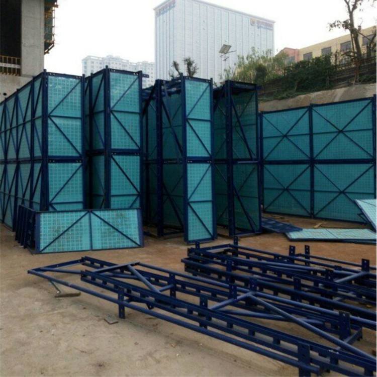 保山建筑工地安全新选择 蓝色米字施工安全爬架网的专业解析